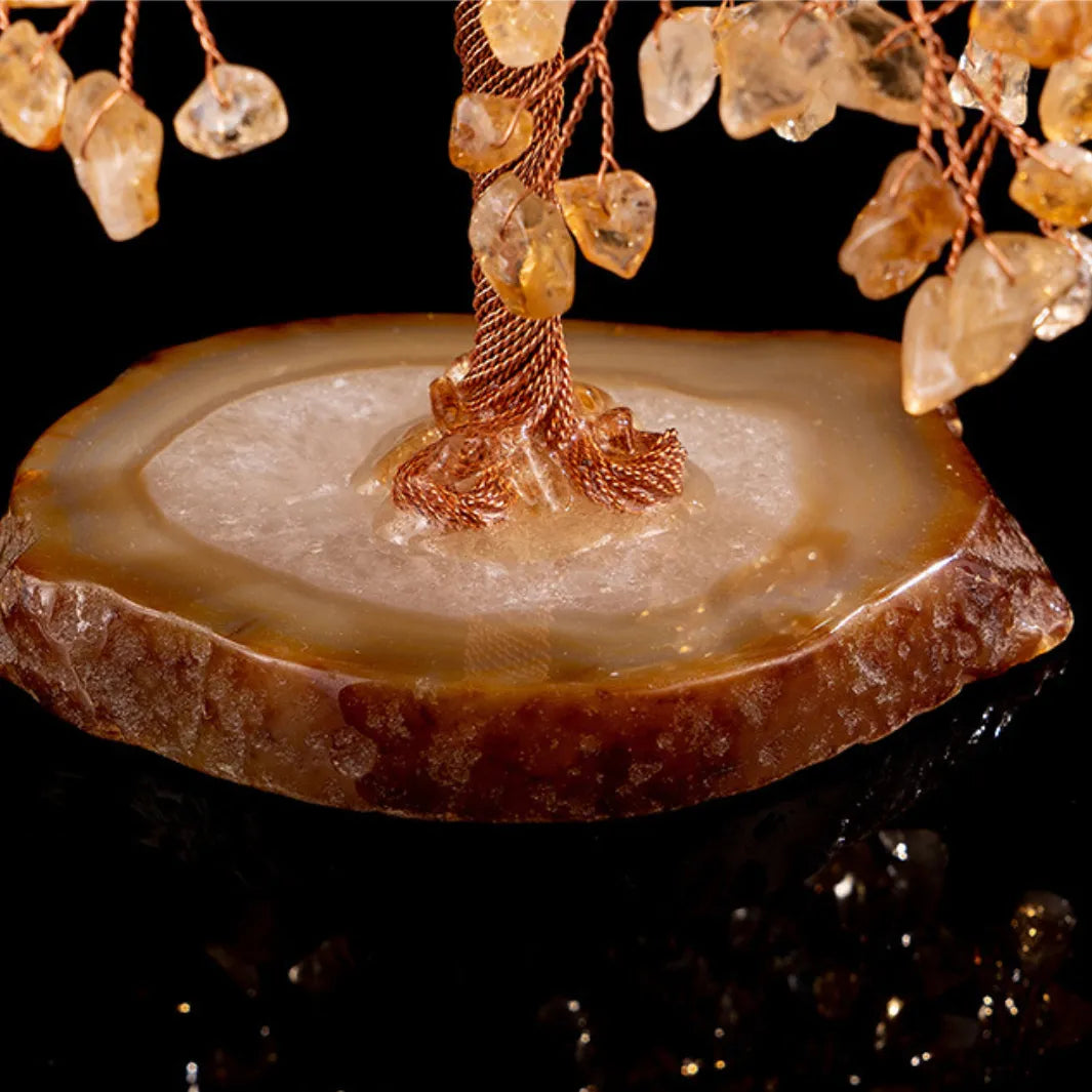 Prospérité – TREE OF LIFE IN CITRINE AND AGATE