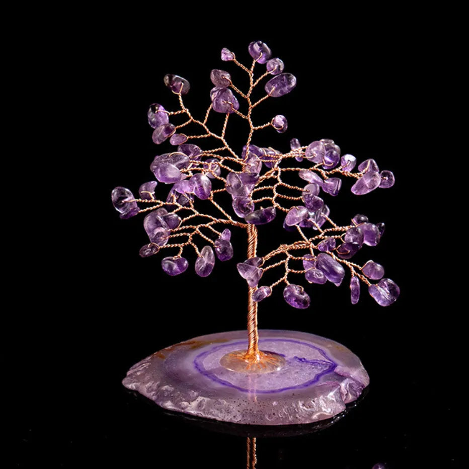 Prospérité – TREE OF LIFE IN AMETHYST AND AGATE