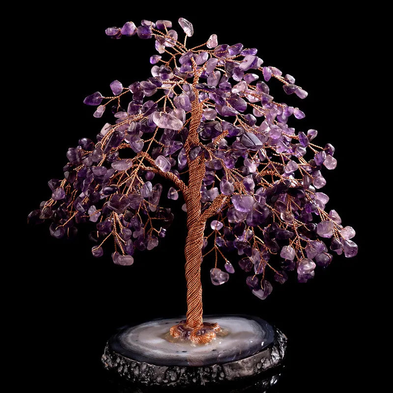 Prospérité – TREE OF LIFE IN AMETHYST AND AGATE