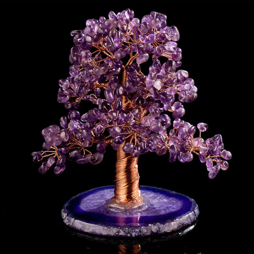 Prospérité – TREE OF LIFE IN AMETHYST AND AGATE