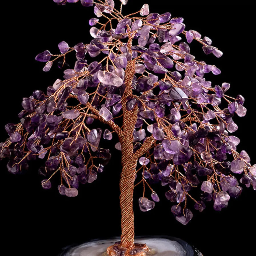 Prospérité – TREE OF LIFE IN AMETHYST AND AGATE